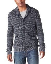 Lucky Brand Cable Cotton Cardigan