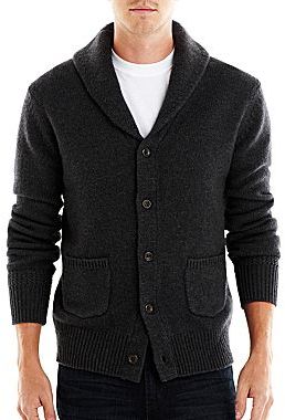 jcpenney Jcptm Shawl Collar Cardigan, $85 | jcpenney | Lookastic