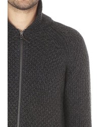 AG Jeans The Ravine Zip Cardigan Charcoal
