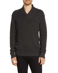 French Connection Marled Shawl Collar Sweater