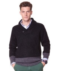 Nautica Sweater Colorblock Shawl Sweater