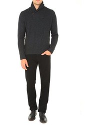 AG Jeans The Shawl Collar Sweater Charcoal Melange