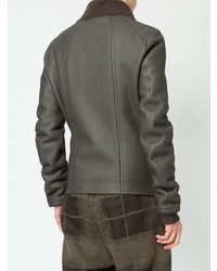 Rick Owens Shearling Leather Jacket