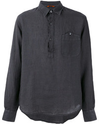 Barena Half Button Placket Shirt