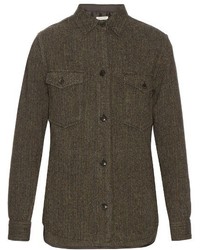 Etoile Isabel Marant Isabel Marant Toile Hill Virgin Wool Tweed Shirt