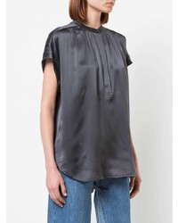 Vince Pleated Front Blouse