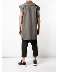 Rick Owens Oversized Sleeveless Shirt