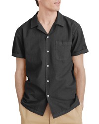 Alex Mill Short Sleeve Seersucker Button Up Camp Shirt