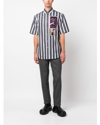 Lanvin Stripe Pattern Cotton Shirt