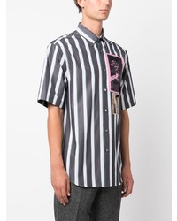 Lanvin Stripe Pattern Cotton Shirt