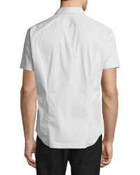 Theory Sylvain Wealth Slim Fit Short Sleeve Shirt