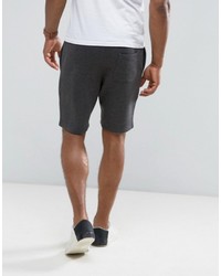 Asos Jersey Skinny Shorts In Charcoal Marl