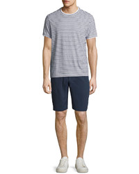 Theory Plymouth Nc Forged Linen Shorts