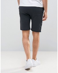 Asos Skinny Jersey Shorts With Gold Zips In Gray