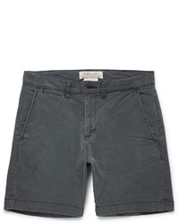 Remi Relief Slim Fit Cotton Blend Twill Shorts