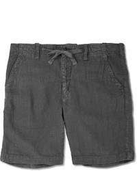 Hartford Slim Fit Linen Shorts