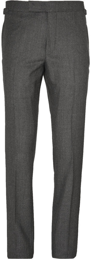 Flannel Check Suit Pants  GANT