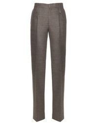 Calvin Klein Collection Havino Wool And Silk Blend Trousers