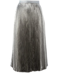 Charcoal Silk Skirt