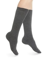 Charcoal Silk Socks