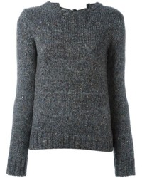 Charcoal Silk Sweater
