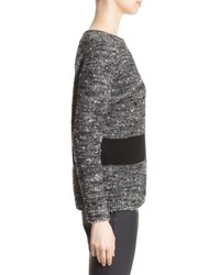 Fabiana Filippi Cashmere Silk Blend Tweed Pullover