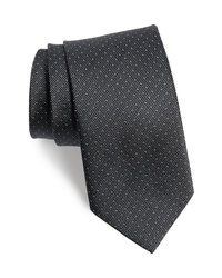 David Donahue Dot Silk X Long Tie