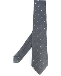 Kiton Dots Frayed Tie