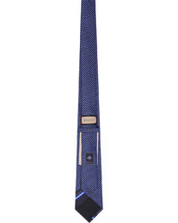 Gucci Navy Heritage Tie
