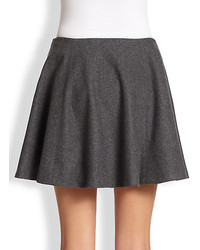 Theory Merlock Flared Felt Skirt | Where to buy & how to wear