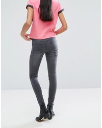 Brave Soul Anna Skinny Jeans With Knee Rips