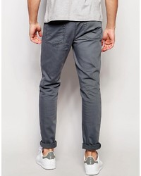 Asos Brand Skinny Jeans In Gray