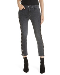 3x1 NYC Corset Detail Ankle Skinny Jeans