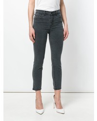 J Brand Cropped Skinny Fit Jeans