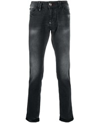 Philipp Plein Faded Effect Slim Jeans