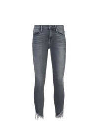 Frame Denim Frayed Skinny Jeans