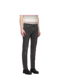 Levis Grey 511 Slim Fit Flex Jeans