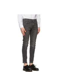 Levis Grey 512 Slim Taper Flex Jeans
