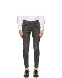 Levis Grey 512 Slim Taper Flex Jeans