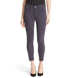 L'Agence High Waist Skinny Ankle Jeans