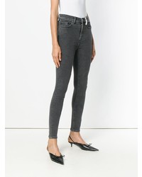 Current/Elliott High Waist Skinny Jeans