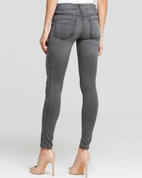 Black Orchid Jeans Jude Skinny In Silver Shatter