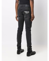 Alexander McQueen Logo Embroidered Skinny Jeans