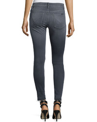 Hudson Nico Released Hem Skinny Ankle Jeans Gray