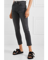 RE/DONE Originals Comfort Stretch Cropped High Rise Skinny Jeans
