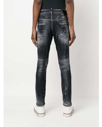 DSQUARED2 Paint Splatter Distressed Jeans