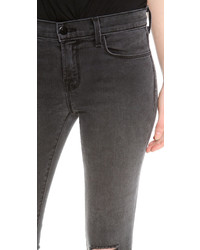 J Brand Photo Ready Cropped Mid Rise Skinny Jeans