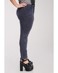 Forever 21 Plus Size Mineral Wash Skinny Jeans