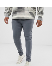 ASOS DESIGN Plus Super Skinny Jeans In Grey