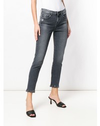 7 For All Mankind Ring Detail Skinny Jeans